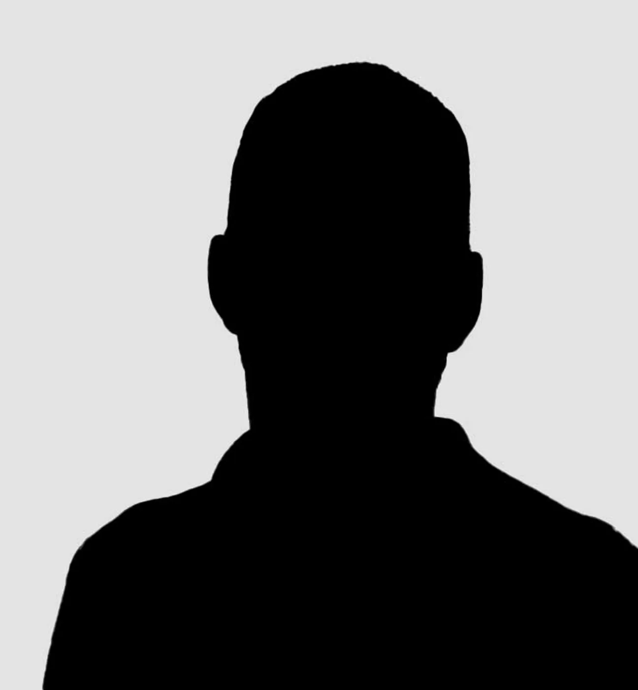 Männliche Silhouette